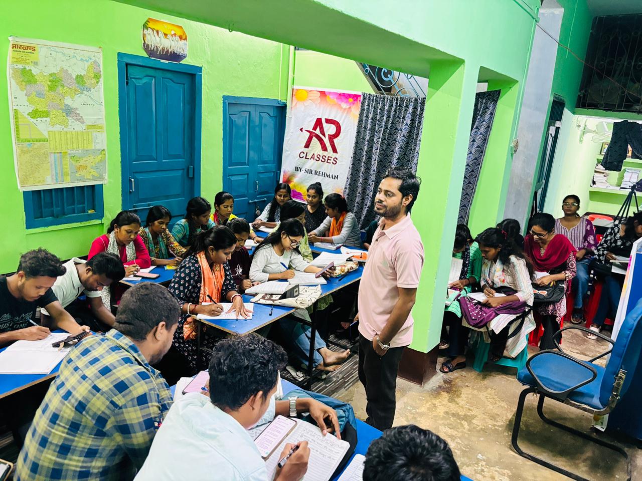 Classroom interior at AR Classes