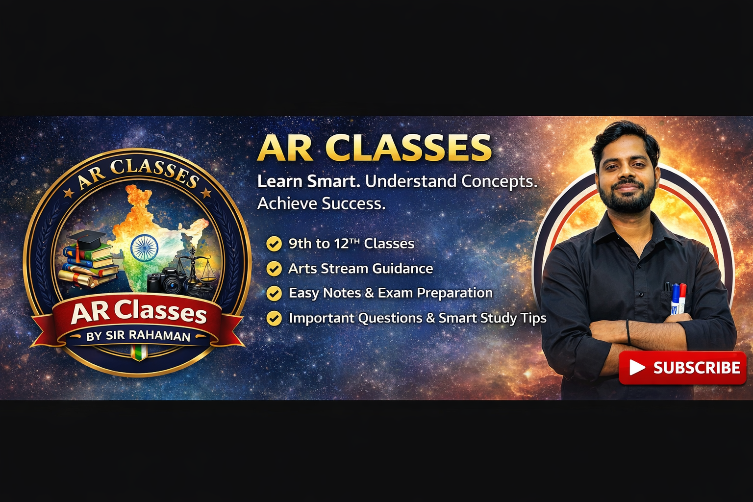 AR Classes branding banner